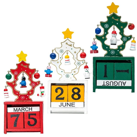 Christmas Desk Calendar - Tree Design - The Write Stuff