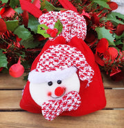 Christmas Snowman Haversack Bag – Festive Gift Carry Bag - The Write Stuff