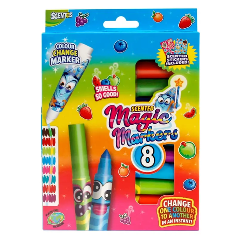 Scentos Scented Magic Markers - 8 Count