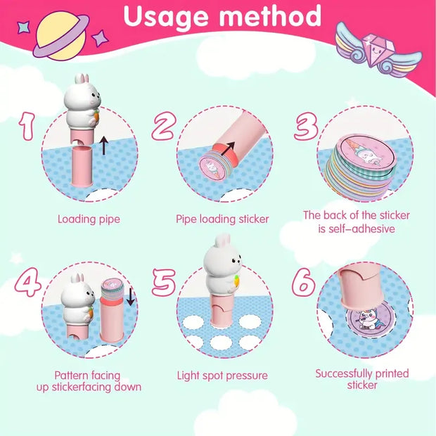 Magic Stamper Stickers with Activity Book - The Write Stuff