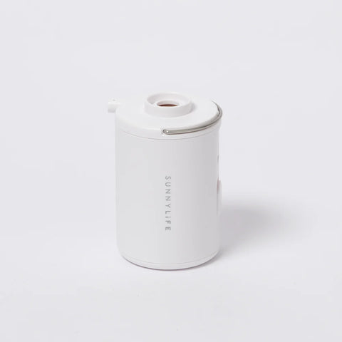 SUNNYLIFE PORTABLE ELECTRIC AIR PUMP WHITE - The Write Stuff