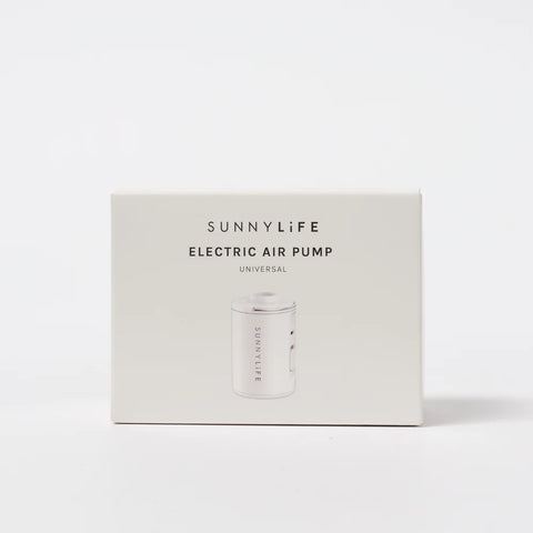SUNNYLIFE PORTABLE ELECTRIC AIR PUMP WHITE - The Write Stuff