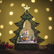 Christmas Tree Snow With LED Light and Music - The Write Stuff