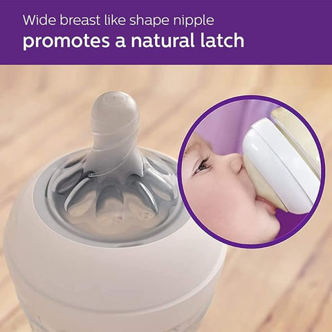 Philips Avent Natural Baby Feeding Bottle 125ml (0m+) – Anti-Colic, Ultra Soft & Flexible Nipple - The Write Stuff
