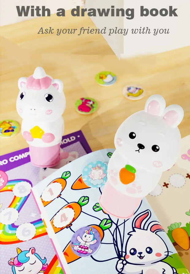 Magic Stamper Stickers with Activity Book - The Write Stuff