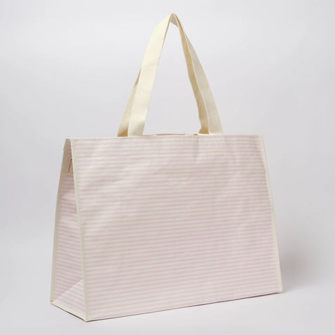 SUNNYLiFE Carryall Beach Bag Pink Stripe - The Write Stuff