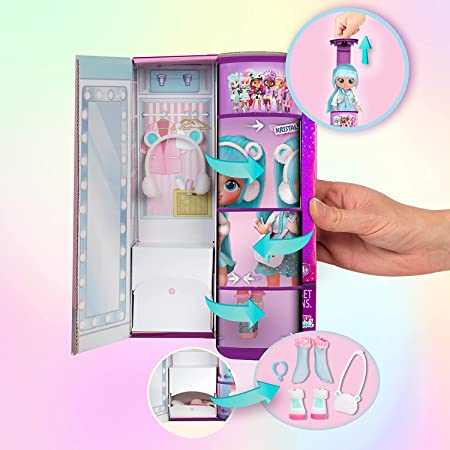 Surprises BFF Doll with 9+ Surprises Including Outfit and Accessories (KRISTAL)