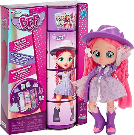 Surprises BFF Doll with 9+ Surprises Including Outfit and Accessories (KATIE)