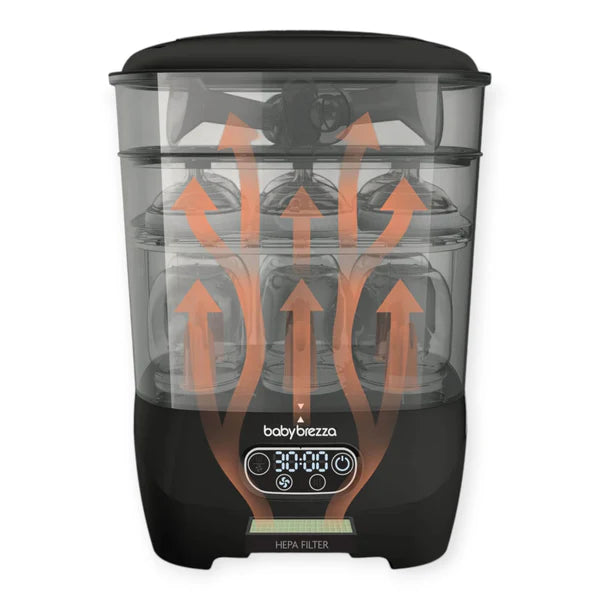 Baby Brezza One Step Baby Bottle Sterilizer and Dryer Advanced - Black - The Write Stuff