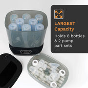 Baby Brezza One Step Baby Bottle Sterilizer and Dryer Advanced - Black - The Write Stuff