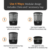 Baby Brezza One Step Baby Bottle Sterilizer and Dryer Advanced - Black - The Write Stuff