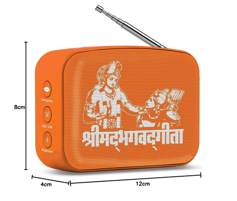 Saregama Carvaan Mini Bhagavad Gita Edition – Portable Bluetooth Speaker - The Write Stuff