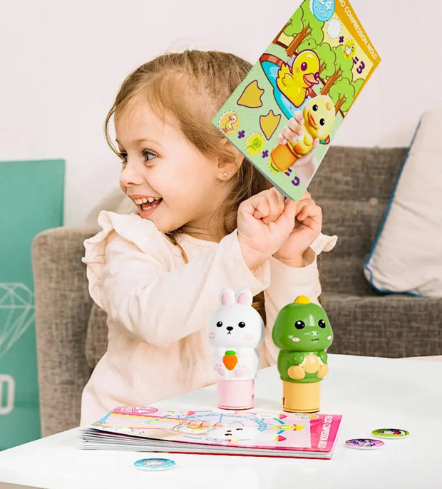 Magic Stamper Stickers with Activity Book - The Write Stuff