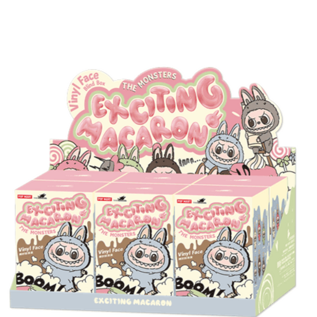 Pop Mart Labubu The Monsters Tasty Macarons Vinyl Face Sealed Case - The Write Stuff