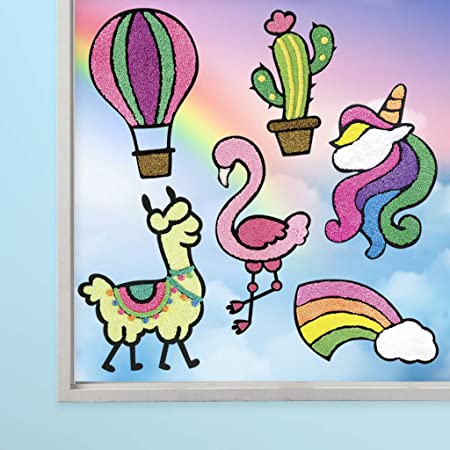 ImagiMake - Paper Peel & Stick Window Sticker - Wonder Land