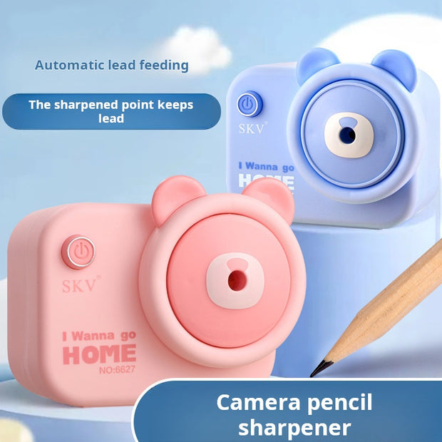 Camera Shaped Mechanical Sharpener