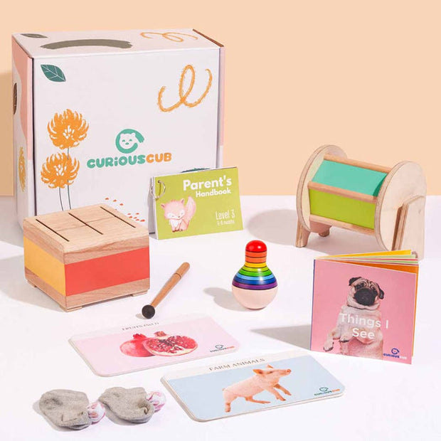 Curious Cub Montessori Box- 5 Months (Level- 3)