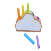 Curious Cub Pop Up Pegs | Montessori Wooden Pop-Up Peg Toy (12 Months +)