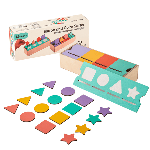 Curious Cub Shape & Color Sorter