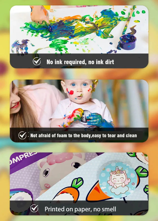 Magic Stamper Stickers with Activity Book - The Write Stuff