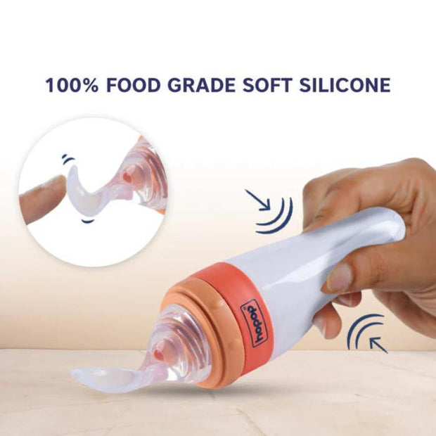 Hopop-Soft Squeezy Silicone Food Feeder-90 ml