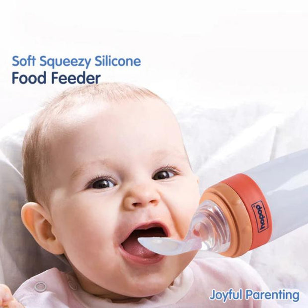 Hopop-Soft Squeezy Silicone Food Feeder-90 ml