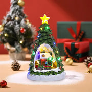 Christmas Tree Glowing House Musical LED Figurine - The Write Stuff