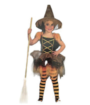 Little Witch Costume Dress with Tutu & Hat – Halloween Outfit for Kids