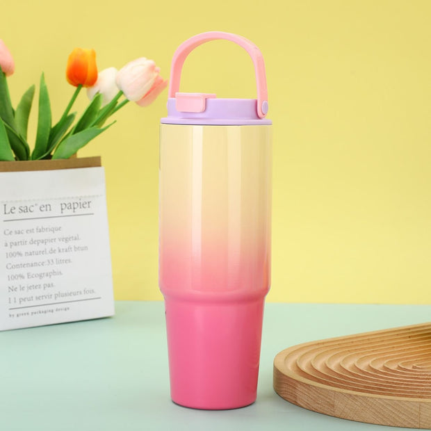 Dual Tone  Tumbler with Handle - 890ml