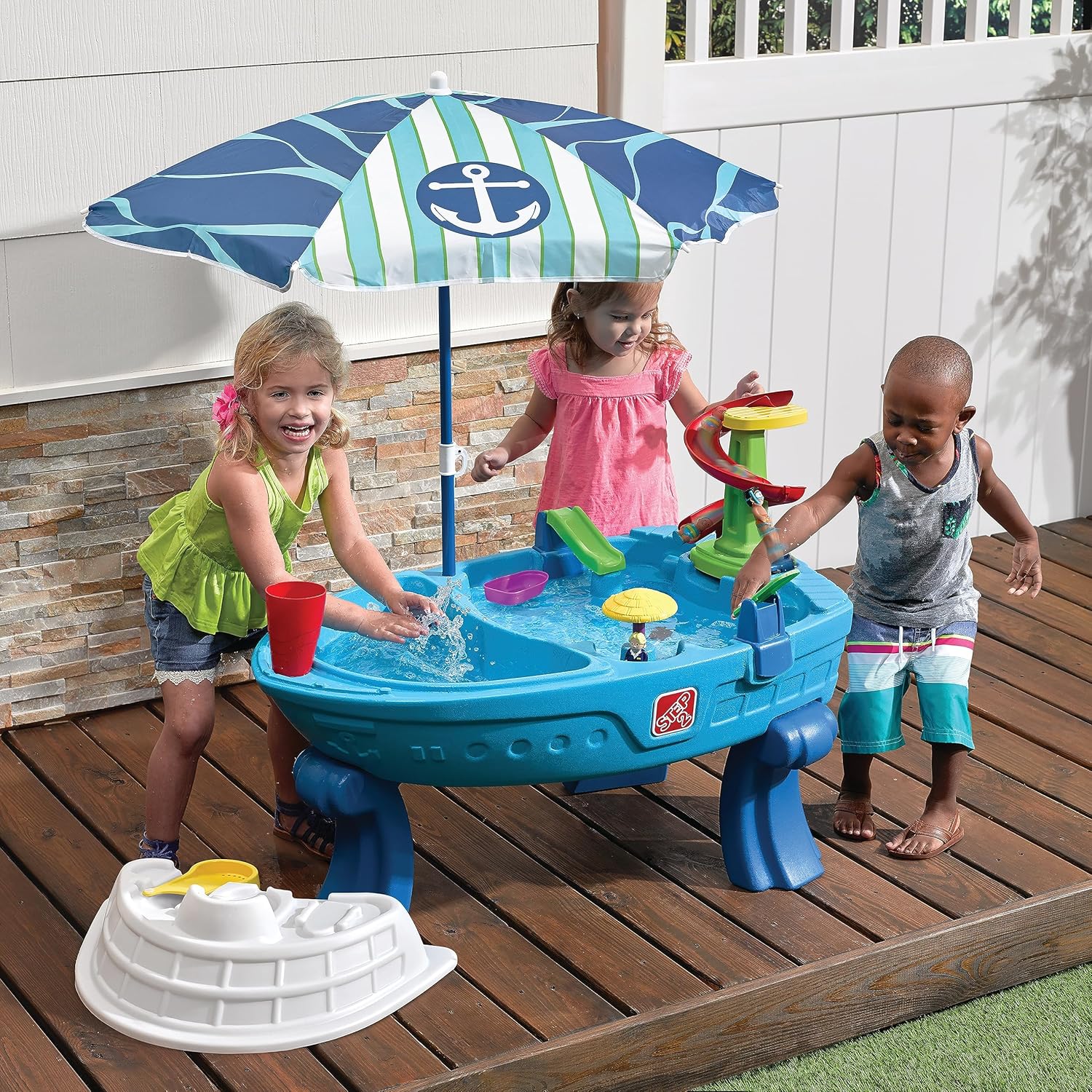 Step2 Fiesta Cruise Sand & Water Table™ With Umbrella