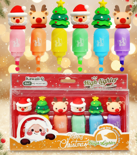 Christmas Highlighter - Set of 6 - The Write Stuff