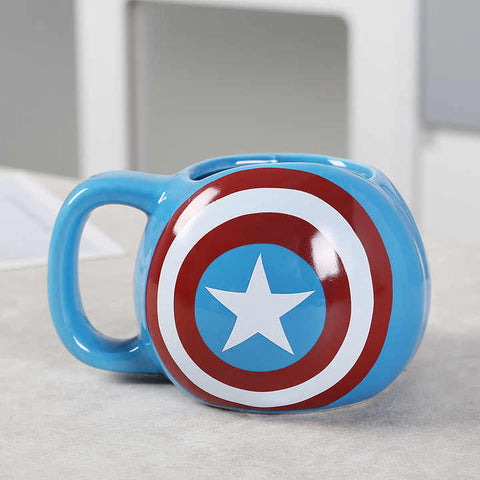 Captain America Shield Ceramic Mug