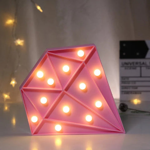 Marquee - Diamond LED Night Lamp - The Write Stuff