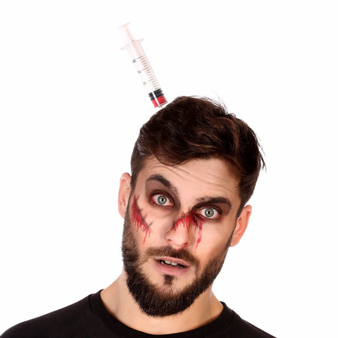 Halloween Scary Blooded Injection Headband