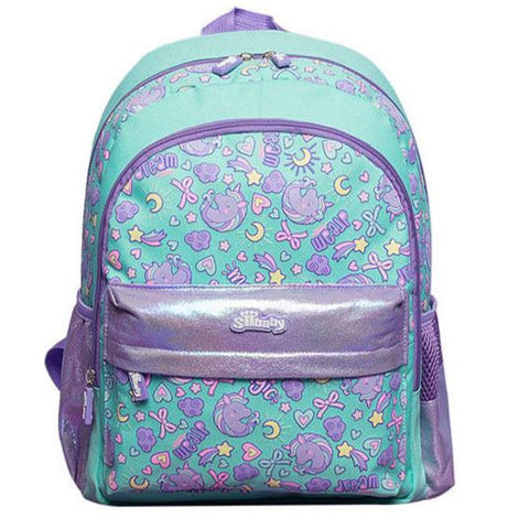 Smiggle Green Unicorn Backpack