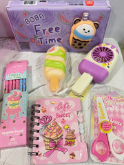 Sweet Boba Stationery Gift Hamper -  Rakhi & Birthday Special - The Write Stuff