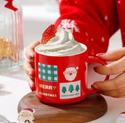 Santa Christmas Mug with Gift Box