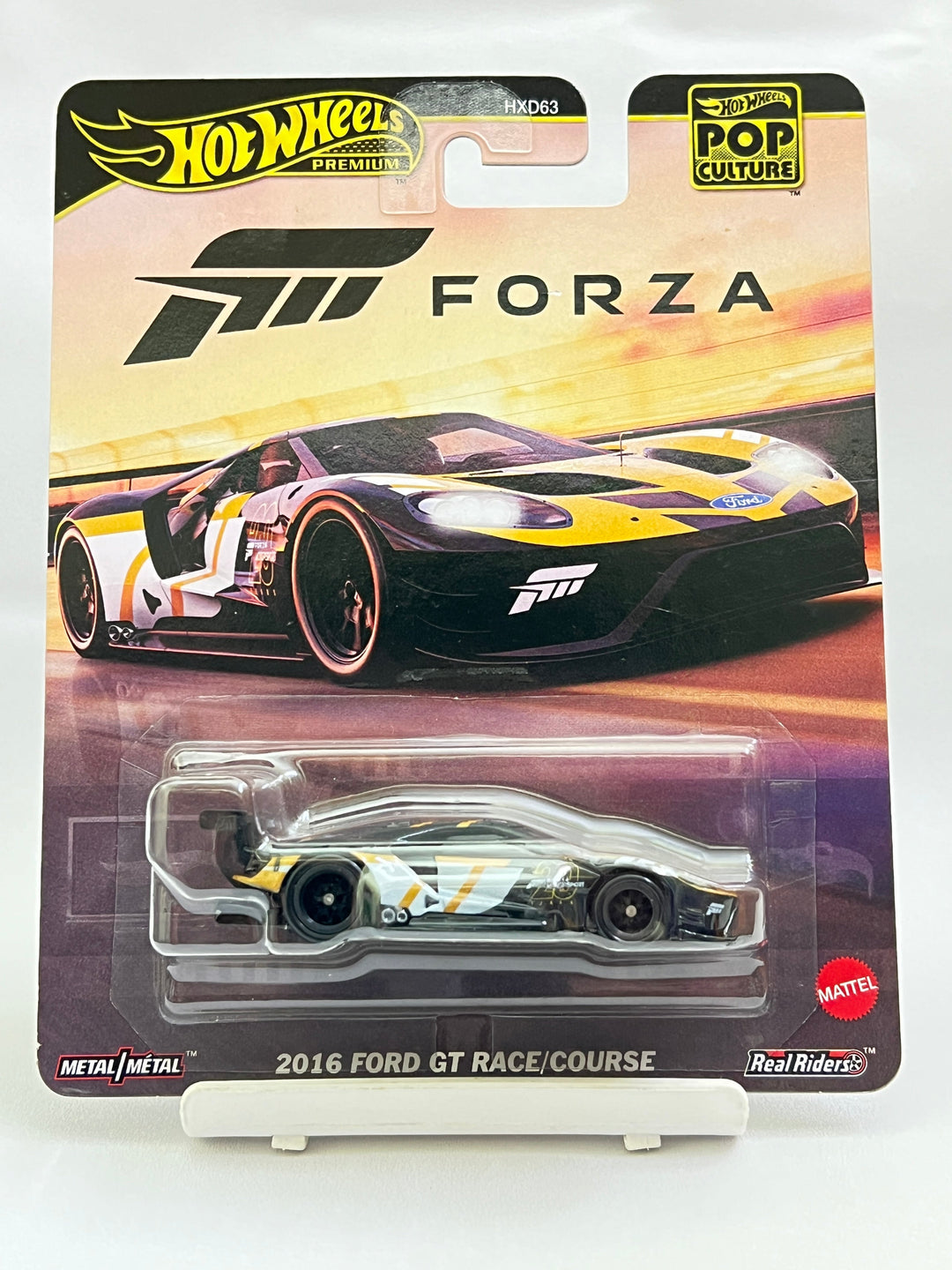 HOT WHEELS PREMIUM FORZA 2016 FORD GT RACE 5A