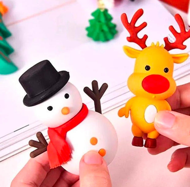 Christmas Theme 3D Erasers Big