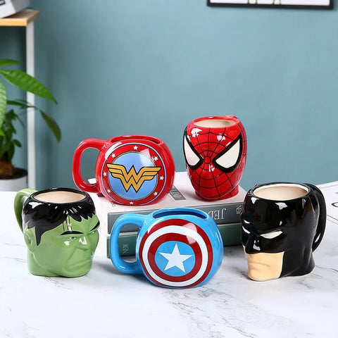 Superhero Theme Ceramic Mugs