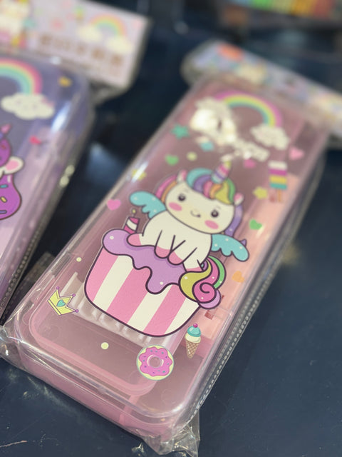 Unicorn Pencil Box with Lock