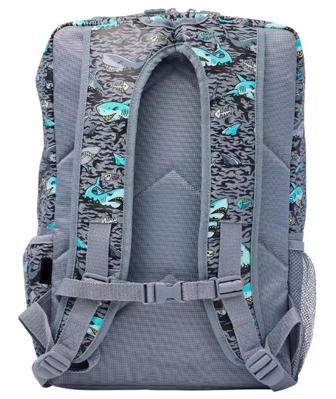 Smiggle foldover Grey Shark Backpack