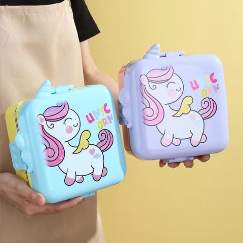 Unicorn Lunch Box With 4 Compartments