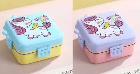 Unicorn Lunch Box With 4 Compartments