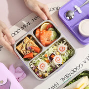 Unicorn Lunch Box With 4 Compartments