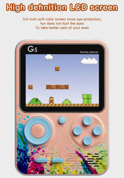 G5 Portable Retro Game Box: Solo Gaming Fun with 500 In1 Classic Games Handheld Gaming Console