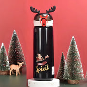 Christmas Stainless Steel Vacuum Water Bottle with Lock