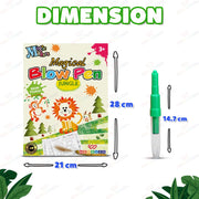 Wembley JUNGLE Blow Pen Painting Colour Set - The Write Stuff