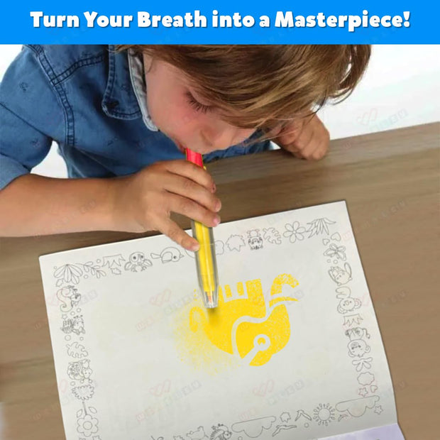 Wembley JUNGLE Blow Pen Painting Colour Set - The Write Stuff