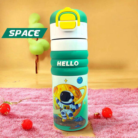 Character Bottle - Dual Cap Stainless Steel – 520ML - The Write Stuff